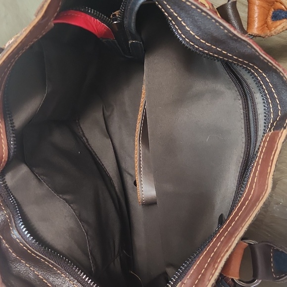 Multicolor leather purse - Picture 7 of 10